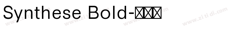 Synthese Bold字体转换